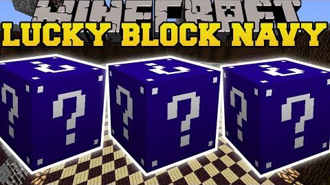 Lucky Block Midnight Blue Mod 1.7.10 Thumbnail