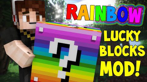 Lucky Block Rainbow Mod 1.7.10 Thumbnail