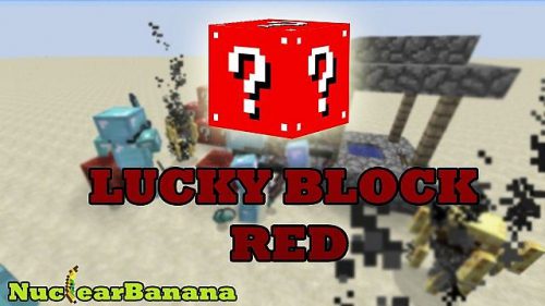 Lucky Block Red Mod 1.7.10 Thumbnail